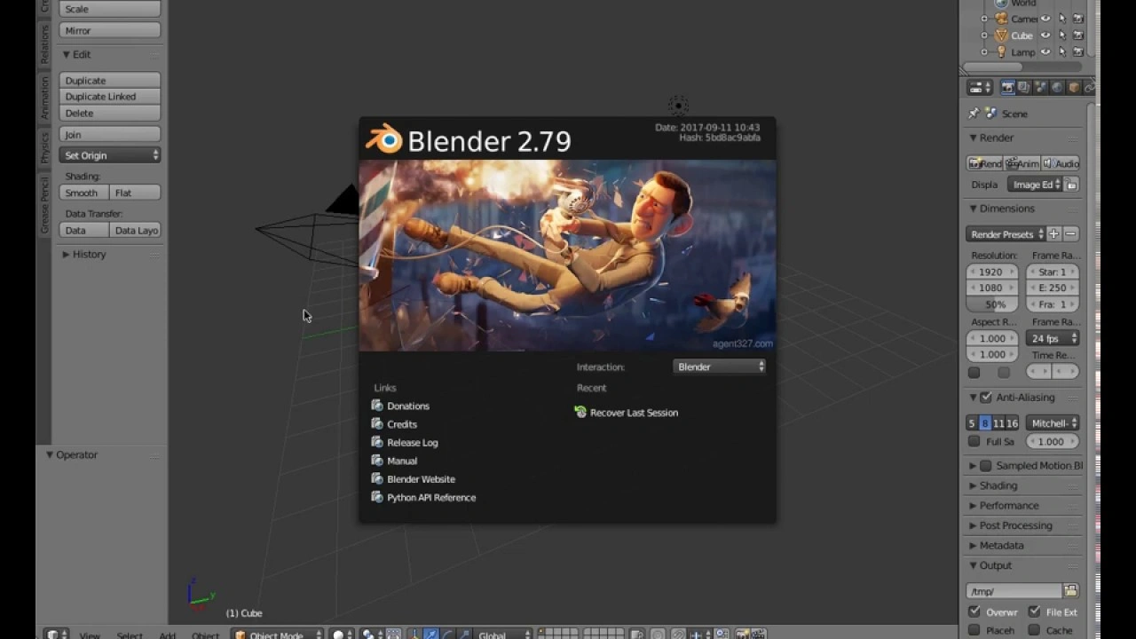 Blender 2.79 Interface